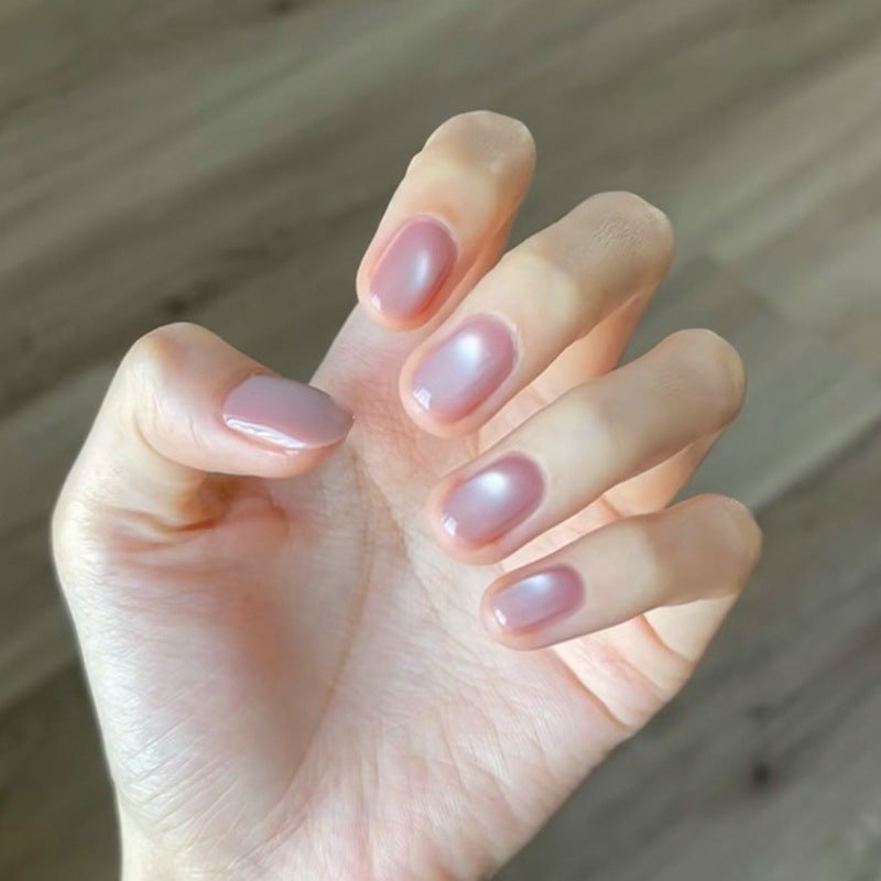 Natural Glossy Nail Art Bowlift