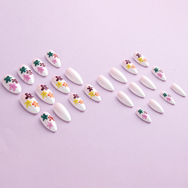 Floral Embellished Nail Art Set Bowlift