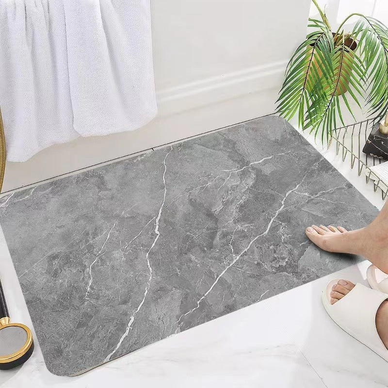 Luxurious Soft Marble Bath Mat