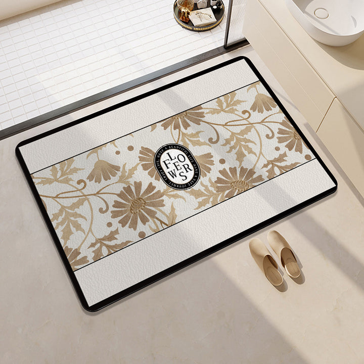 Playful Fruit-Themed Bath Mat Bowlift