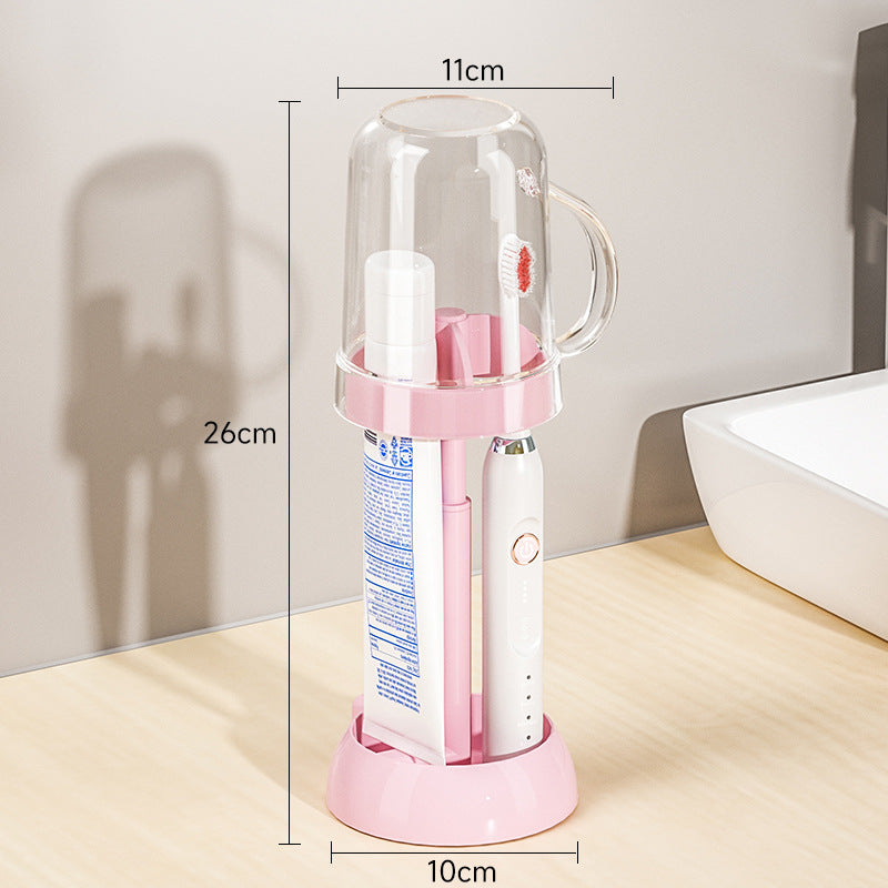 Wall-Mounted Toothbrush Storage Bowlift