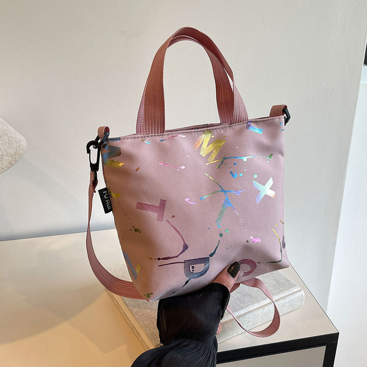 WoArtistic Patterned Mini Tote Bag Bowlift