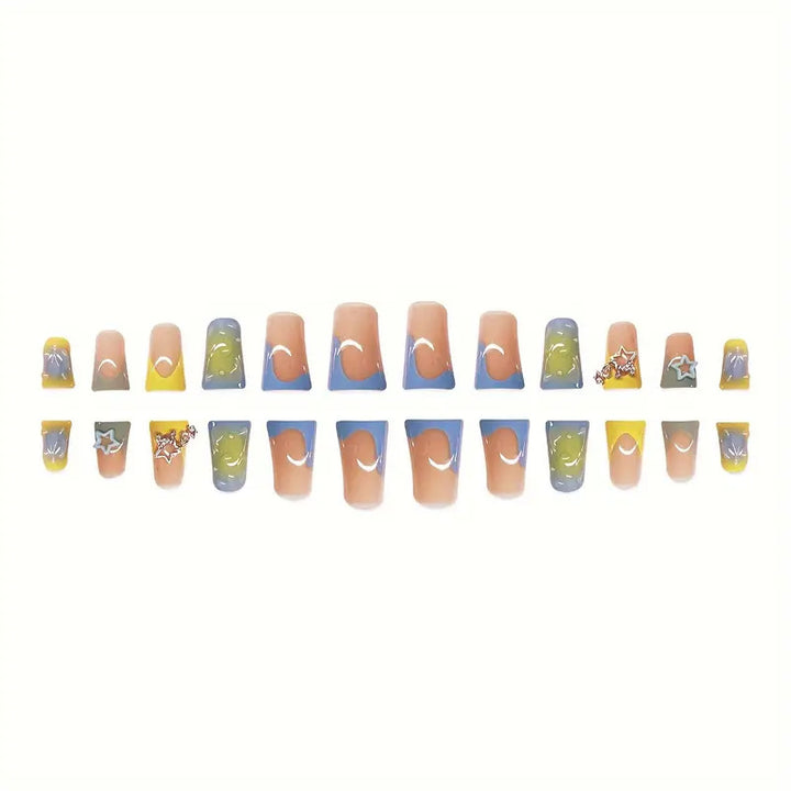 Creative Press-On Nail Art Set Bowlift