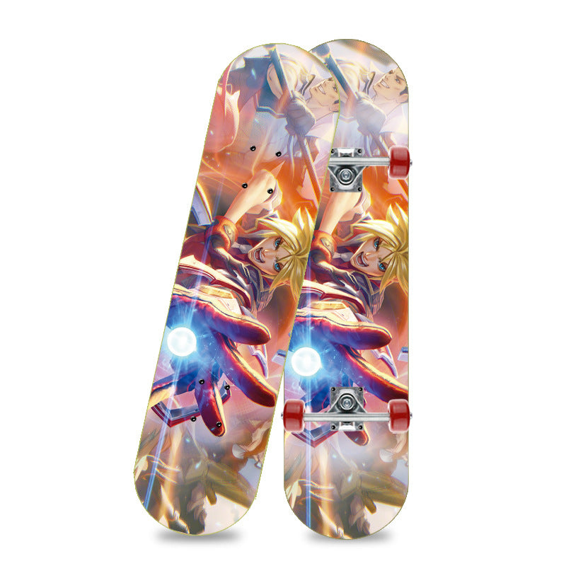 Unicorn Themed Skateboard Bowlift