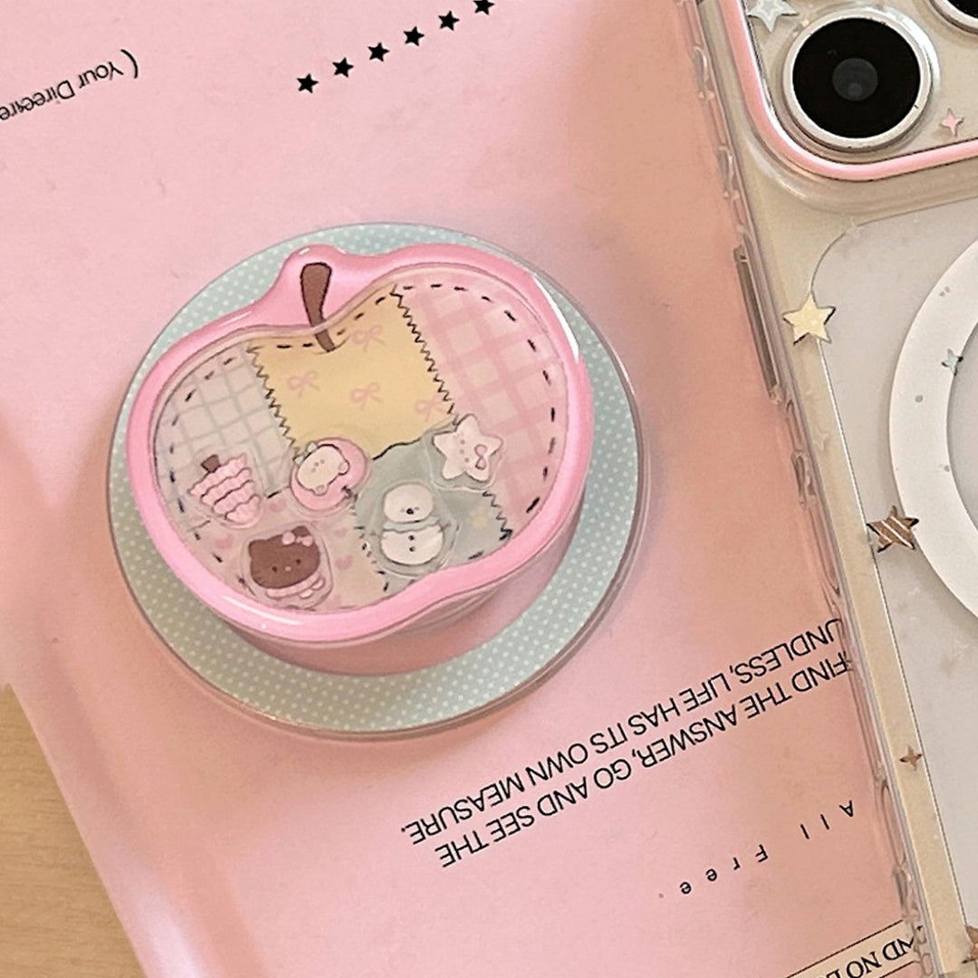 Stylish Apple-shaped cosmetic jar Bowlift