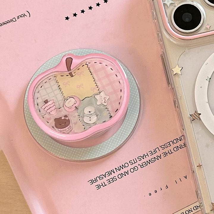 Stylish Apple-shaped cosmetic jar Bowlift