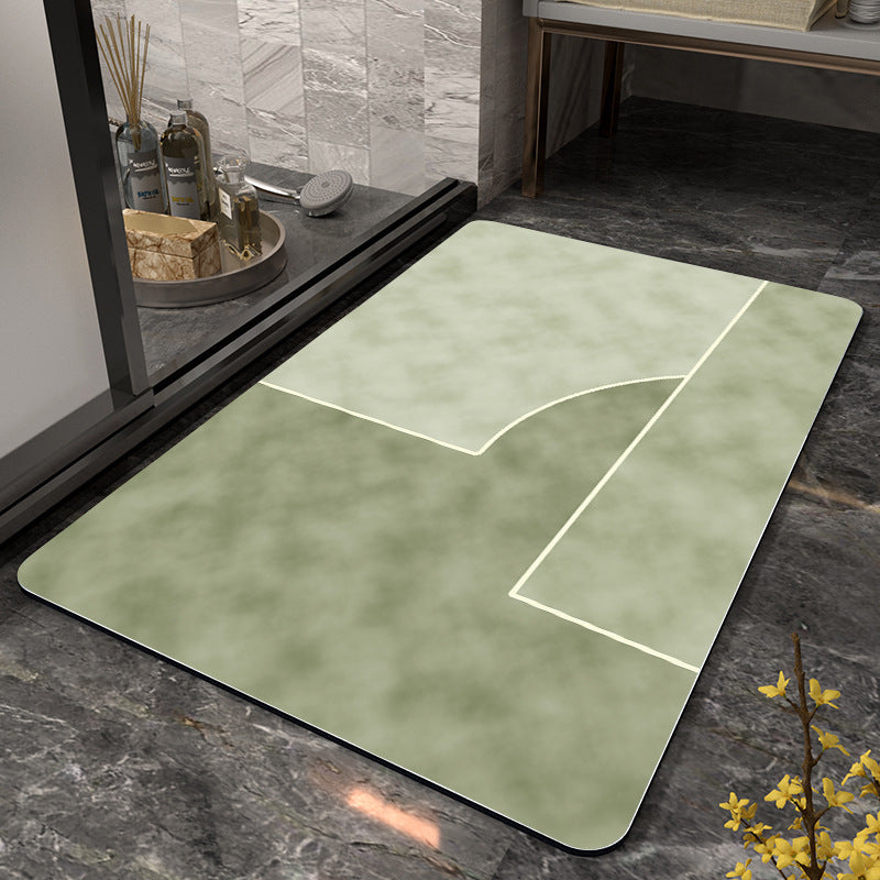 Stylish Abstract Bath Mat Bowlift
