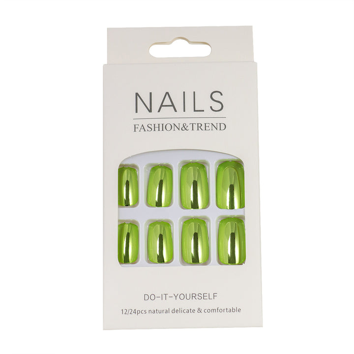 DIY Glossy Press-On Nails Bowlift