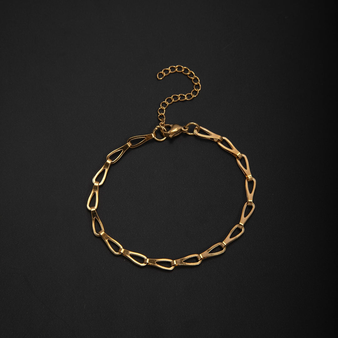 Adjustable Contemporary Link Bracelet Bowlift