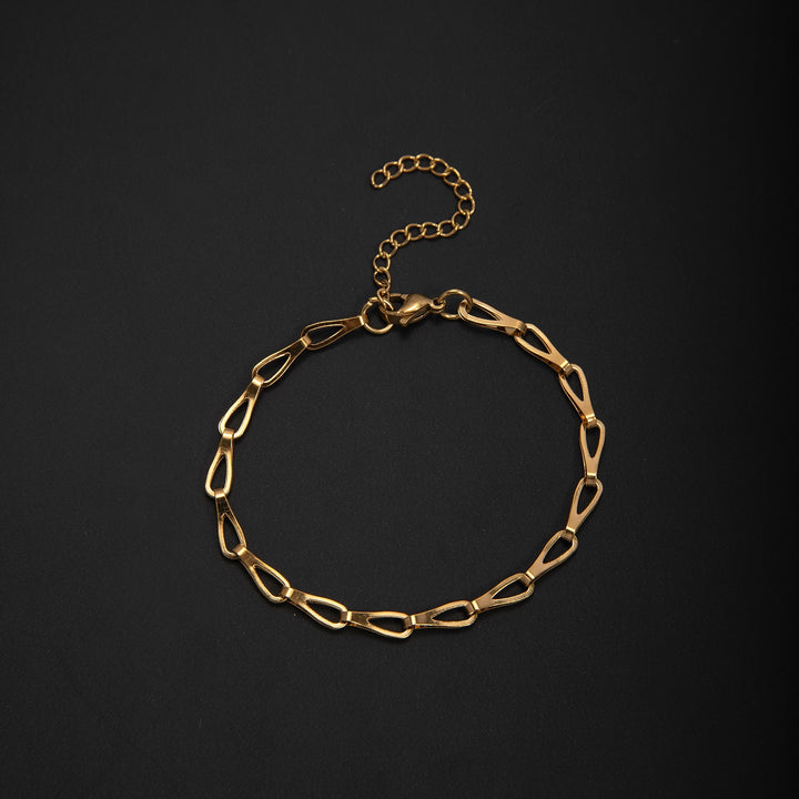 Adjustable Contemporary Link Bracelet Bowlift