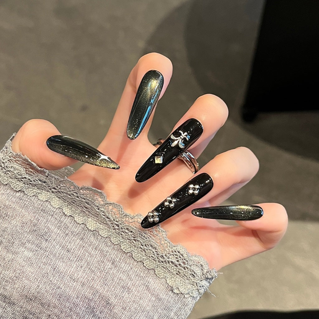 Glamorous Decorative Press-On Nail Art Bowlift
