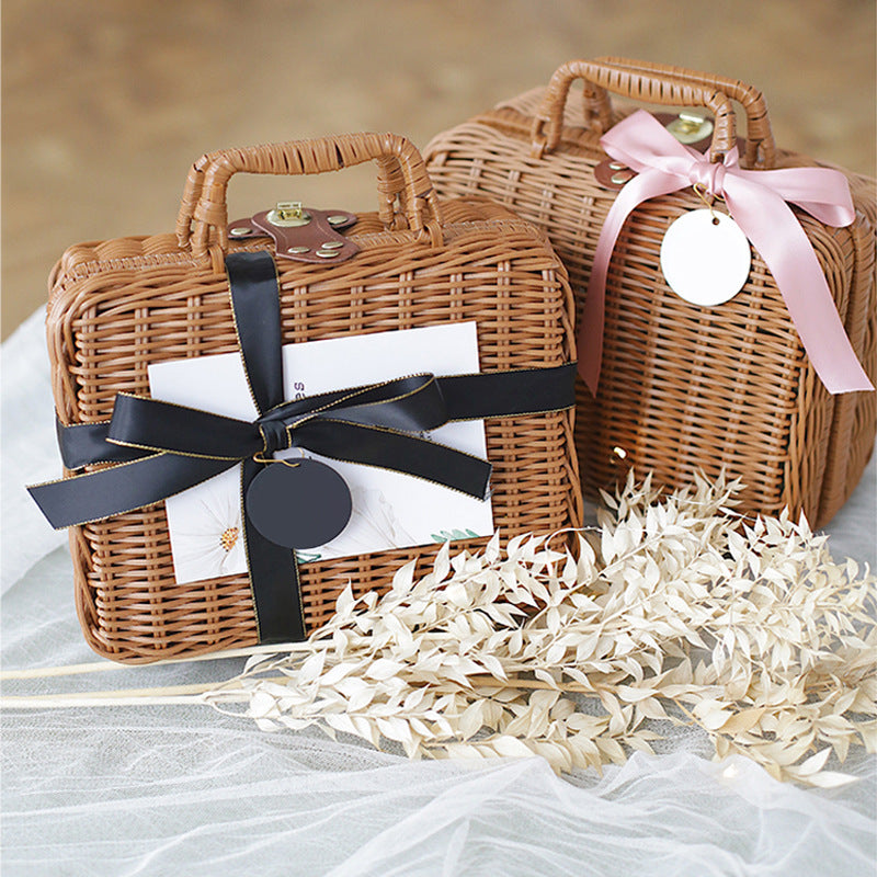 Handcrafted Woven Picnic Basket Bowlift 1787892945