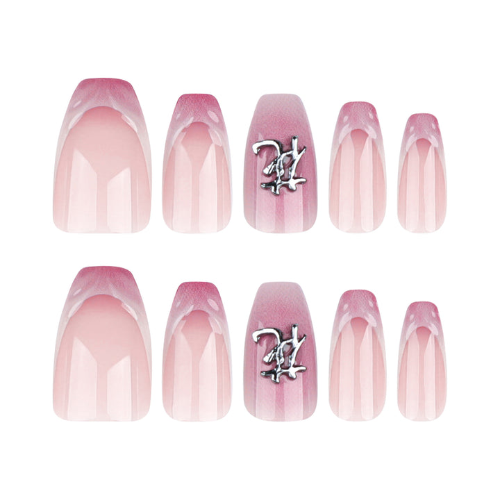 Artful stiletto nails with floral accents and 3D details Bowlift