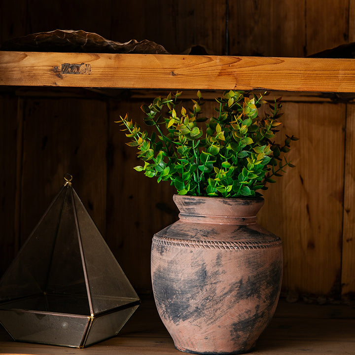 Handmade Clay Vase Bowlift