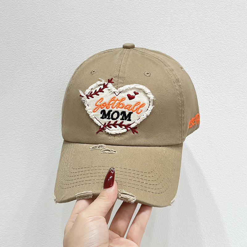 Women's Embroidered Sports Baseball Cap Bowlift