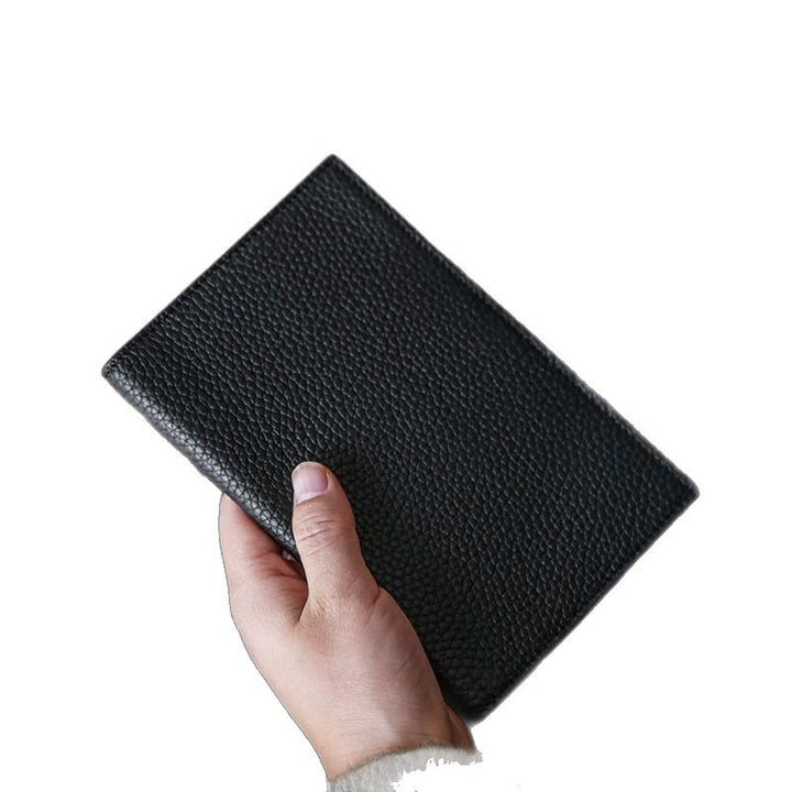 Premium Textured Leather Passport Holder Bowlift