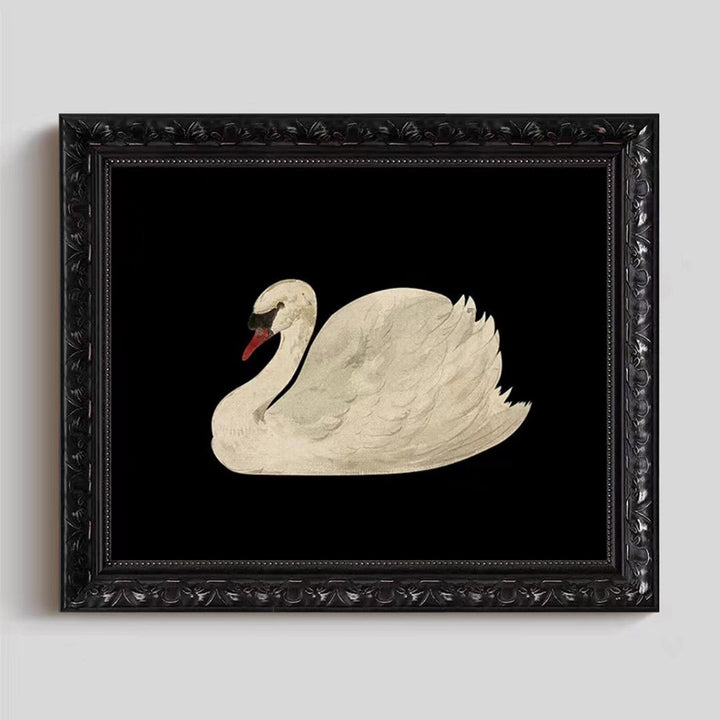 Divided Artistic Swan Wall Decor