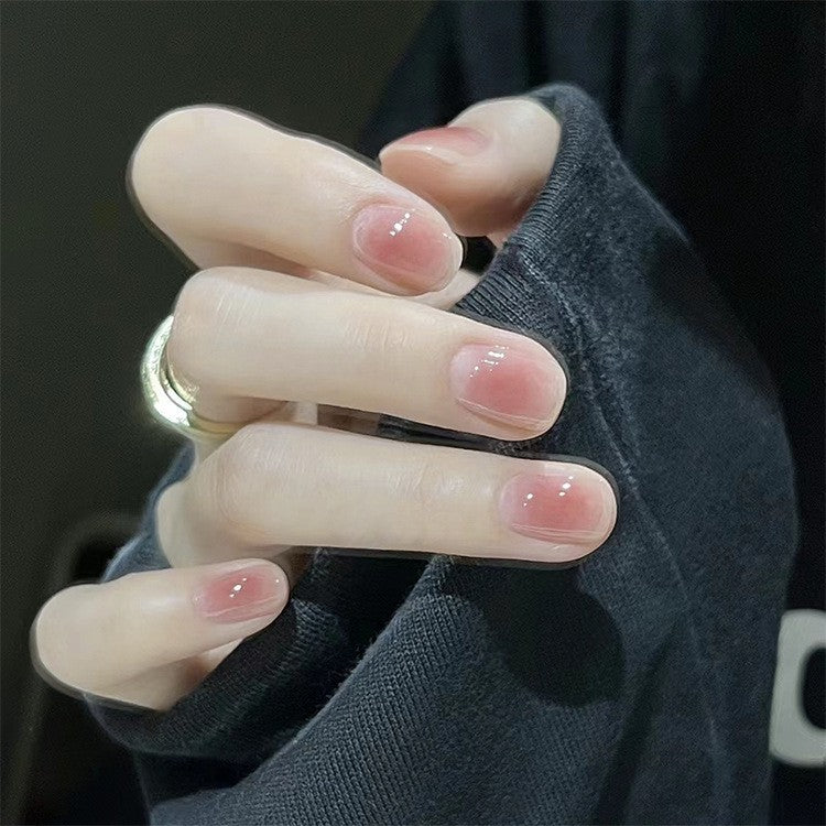 High-gloss artificial nails with rose effect Bowlift