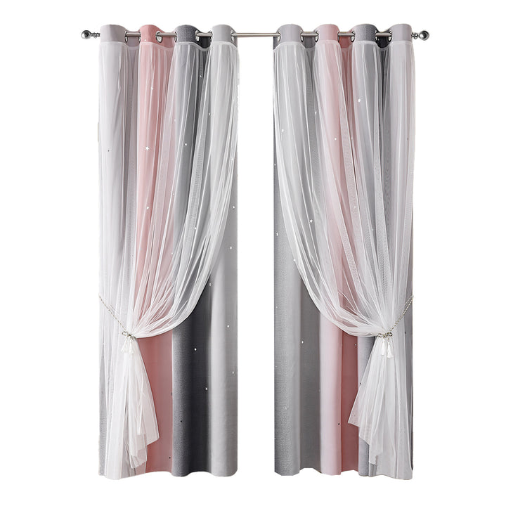 Colorful Decorative Sheer Window Curtain
