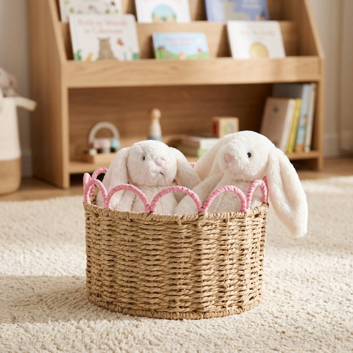 Decorative storage basket with wave pattern Bowlift