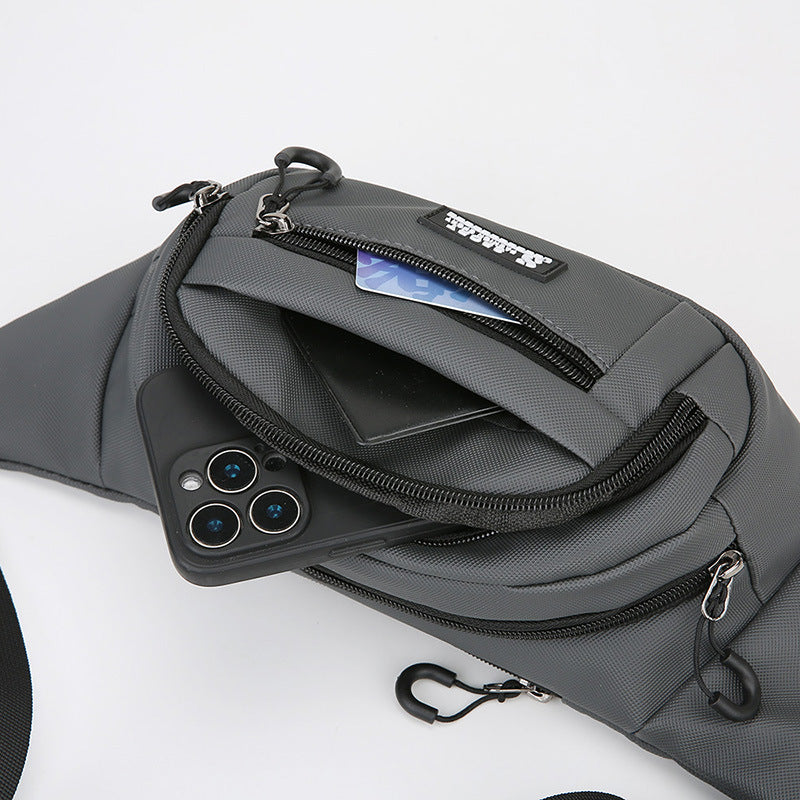 Flexible waist bag with multiple security pockets Bowlift