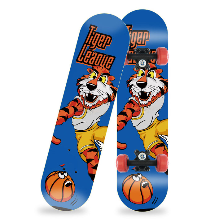 Cartoon-Inspired Mini Skateboard Bowlift