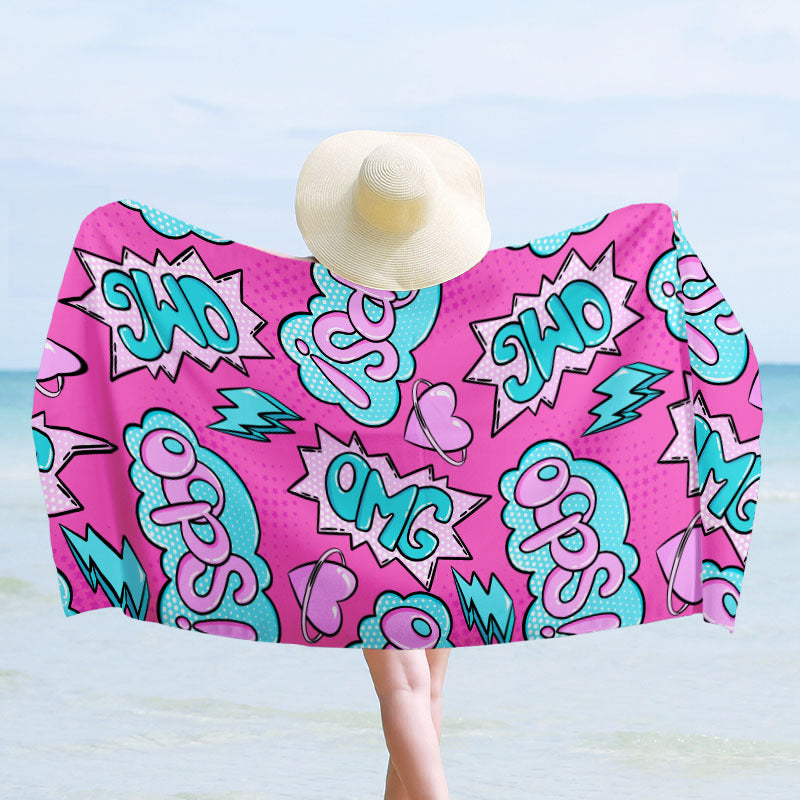 Beach towel with maritime design Bowlift