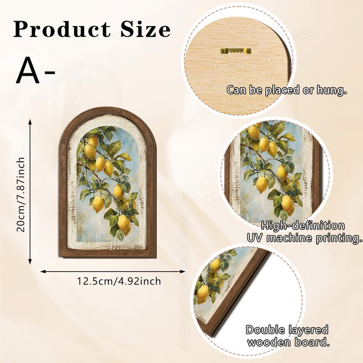 Wall decoration with lemon pattern Bowlift