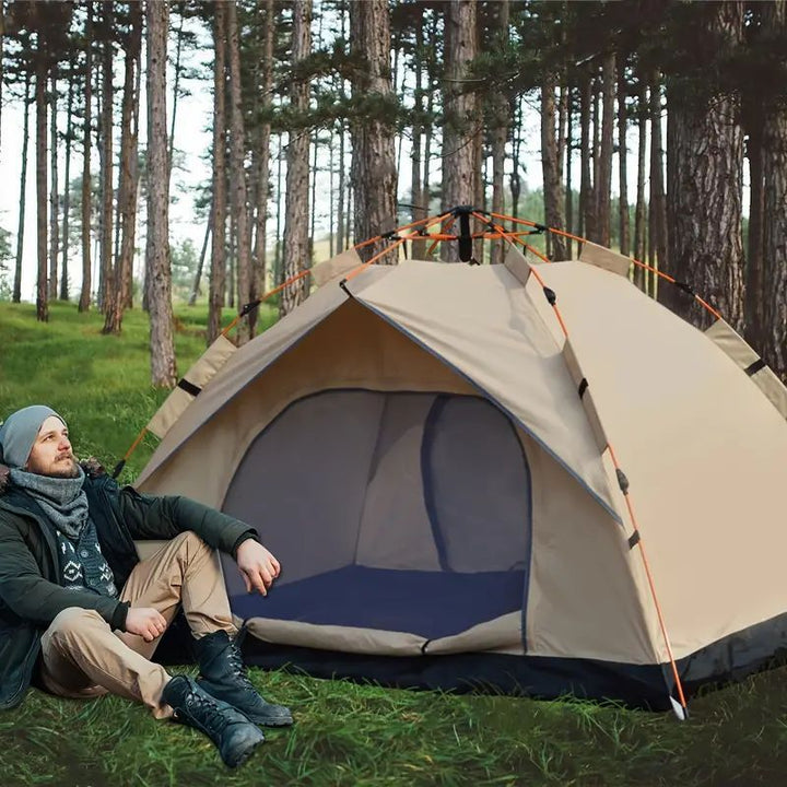 Women Camping Tent with Double Door Bowlift