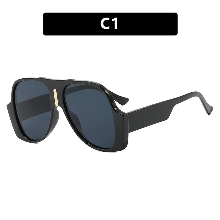 Women's square sunglasses with unique animal pattern frame and UV protection Bowlift