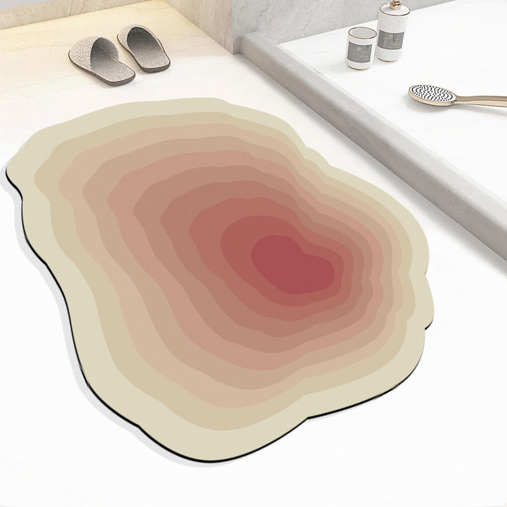 Stylish Gradient Bath Mat Bowlift