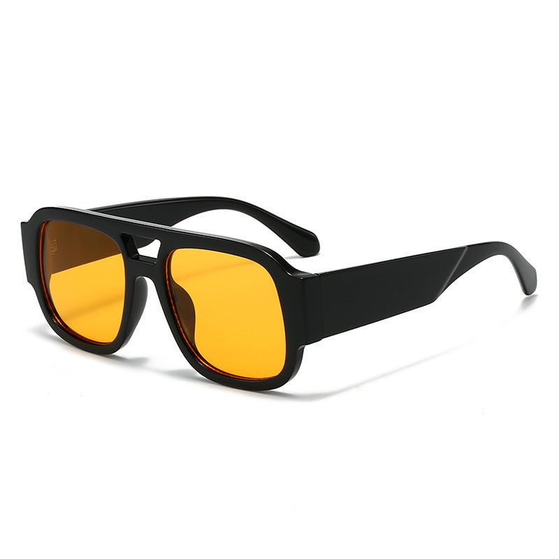 Unisex Bold Frame Retro Sunglasses Bowlift