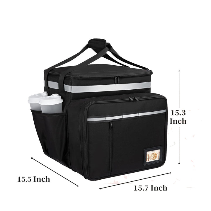Ladies Insulated Multi-Purpose Delivery Bag with Practical Outer Pockets Bowlift