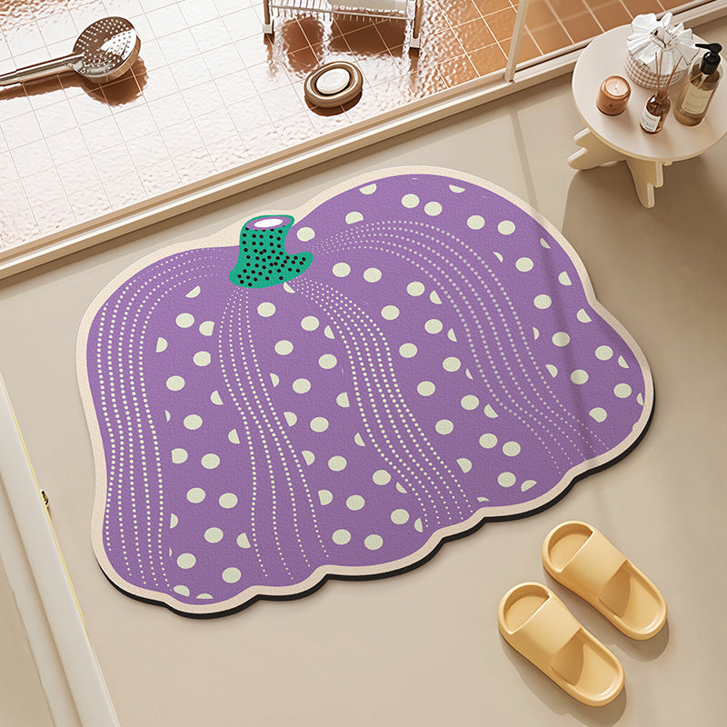 Decorative Pumpkin Shaped Area Mat