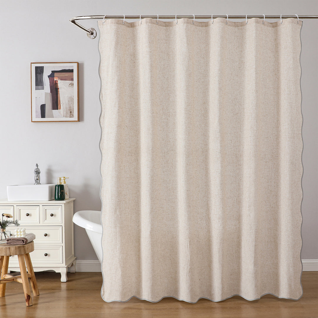Modern Minimalist Shower Curtain Bowlift