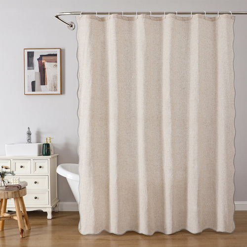 Modern Minimalist Shower Curtain Bowlift