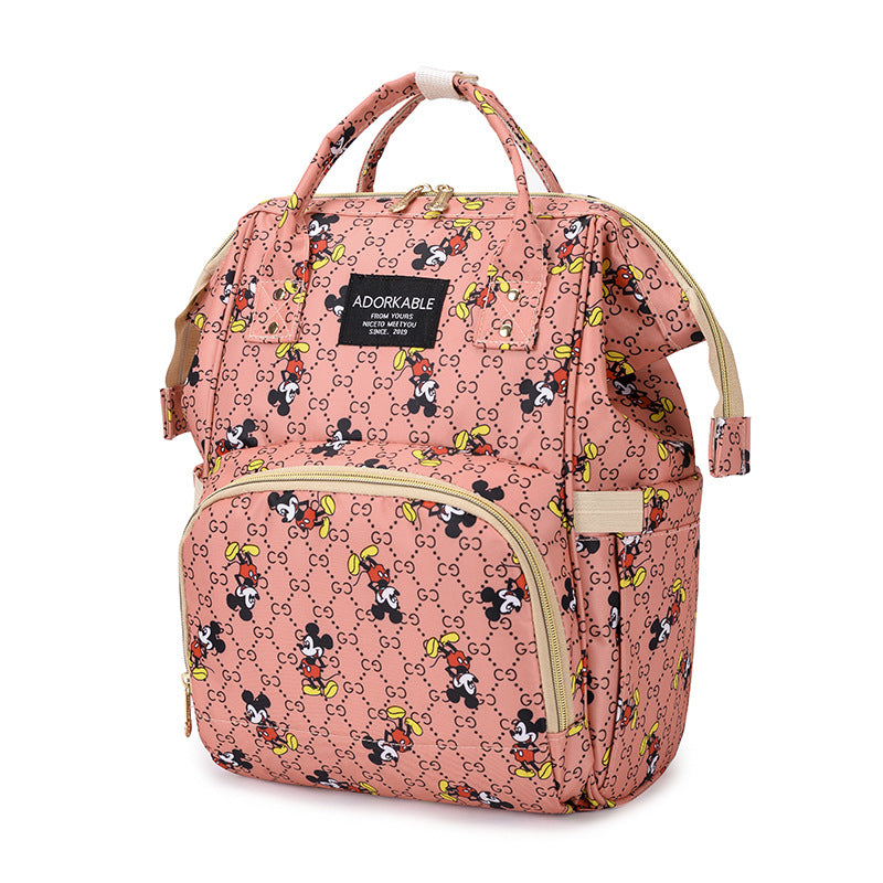 Cute Character Design Diaper Backpack Bowlift