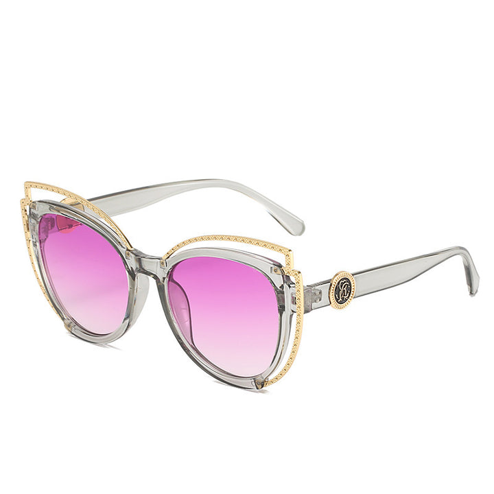 Luxury Decorative Cat-Eye Sunglasses Bowlift