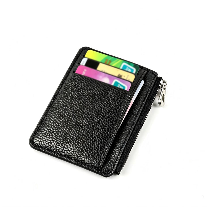 RFID-Blocking Leather Card Holder
