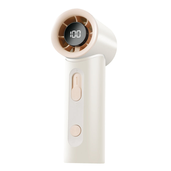 Unisex Digital Display Handheld Cooling Fan Bowlift