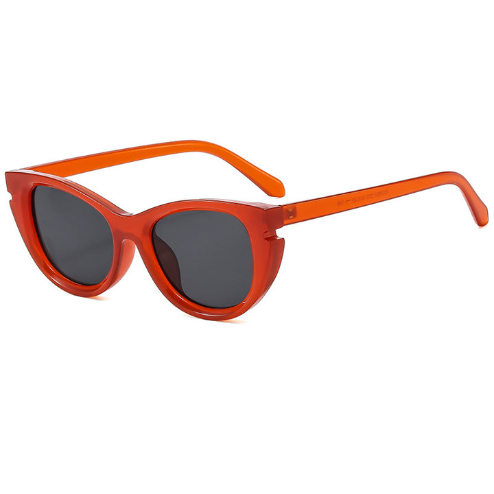Women's Cat-Eye Sunglasses with Durable Plastic Frame Bowlift
