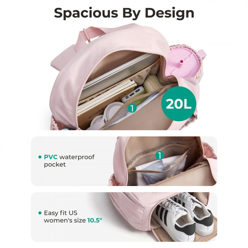 Multi-Functional Tennis Racket and Shoe Backpack Bowlift