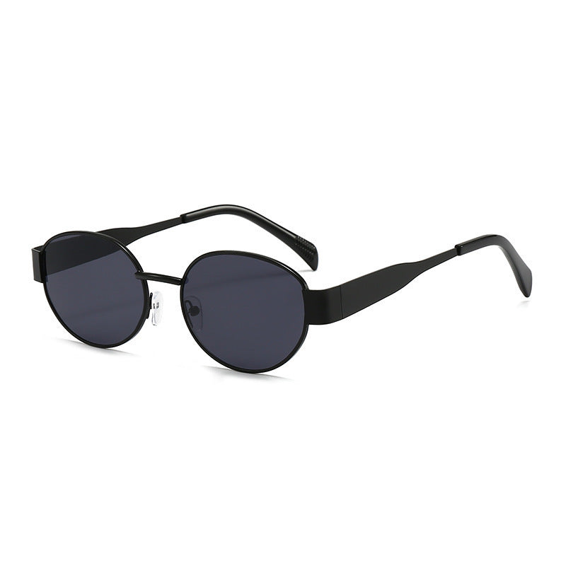 Ladies fashionable sunglasses with elegant metal frame Bowlift