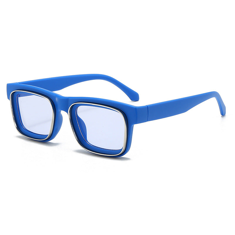 Women's fashionable square sunglasses with contrasting frame Bowlift