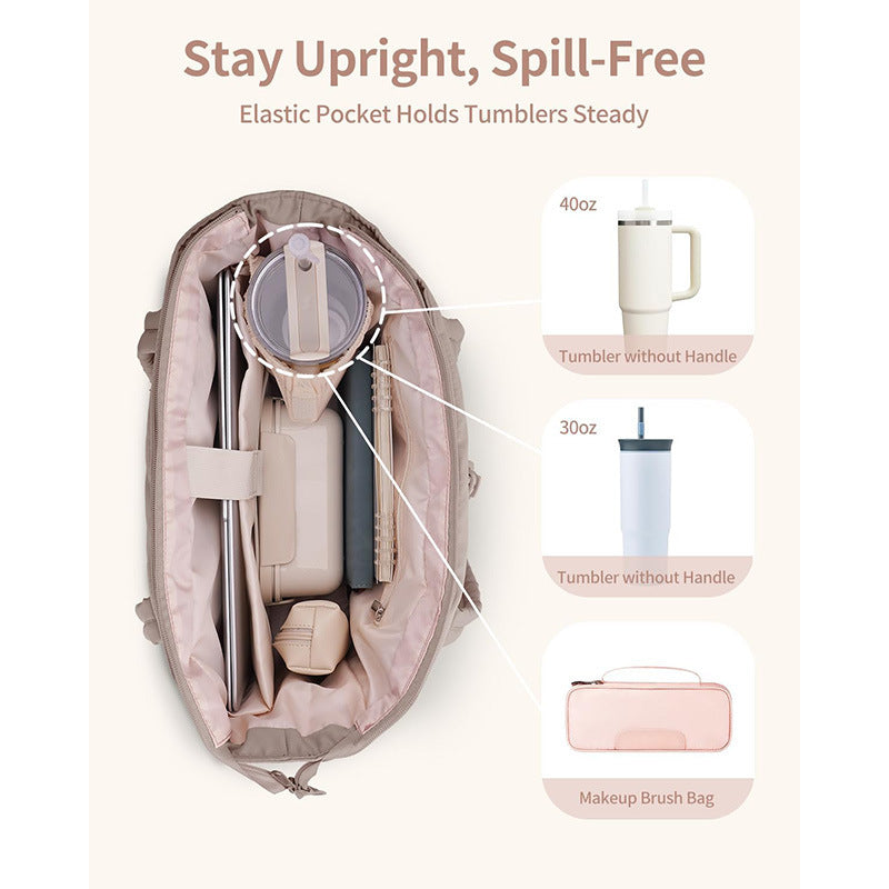 Multifunctional tote bag with practical compartments Bowlift