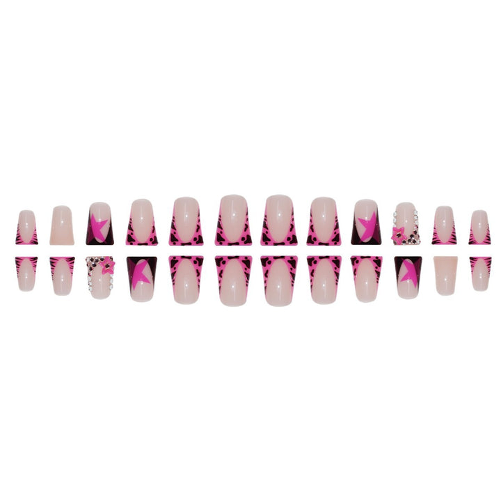 Thematic Star-Embellished Press-On Nail Extensions Bowlift