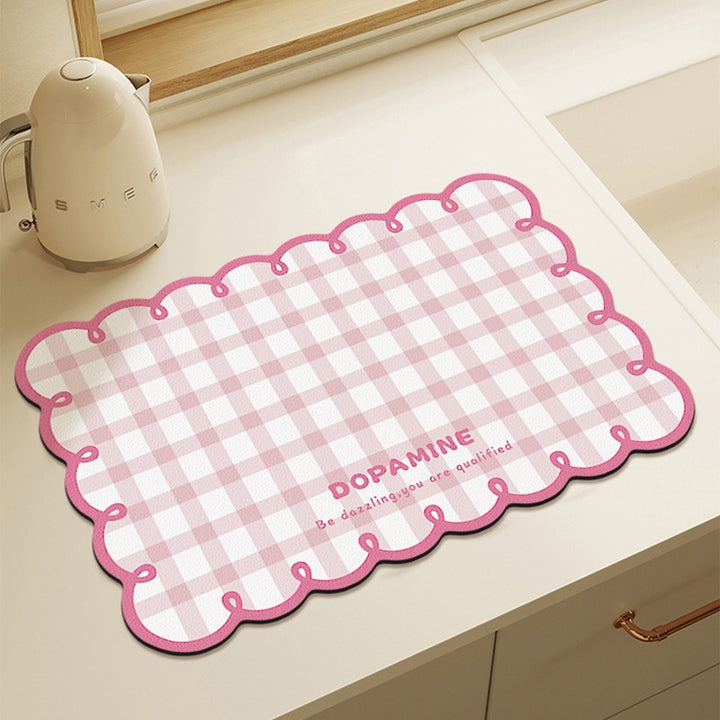 Cute Bear-Themed Absorbent Kitchen Mat