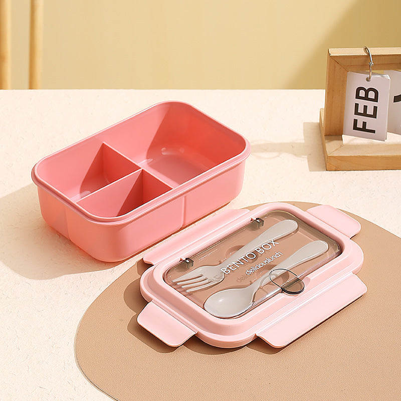 Leakproof Compartmentalized Kids Bento Lunchbox with Removable Round Soup Bowl and Utensil Storage Bowlift