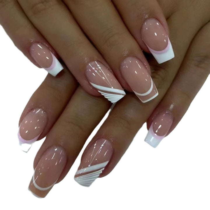 Modern Geometric Nail Art Bowlift