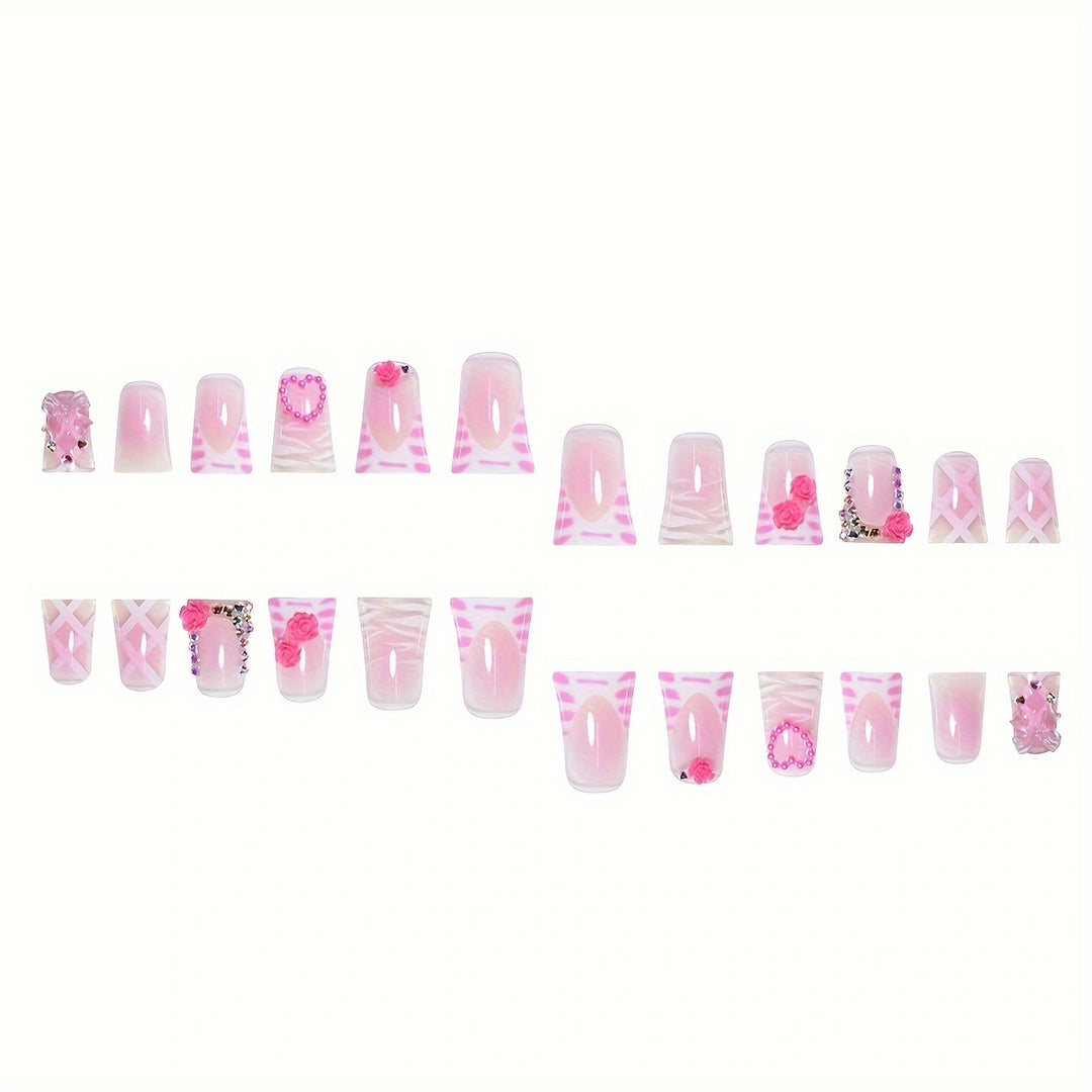 3D Floral Nail Art Set Bowlift